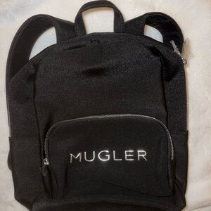 Mugler Black Backpack New